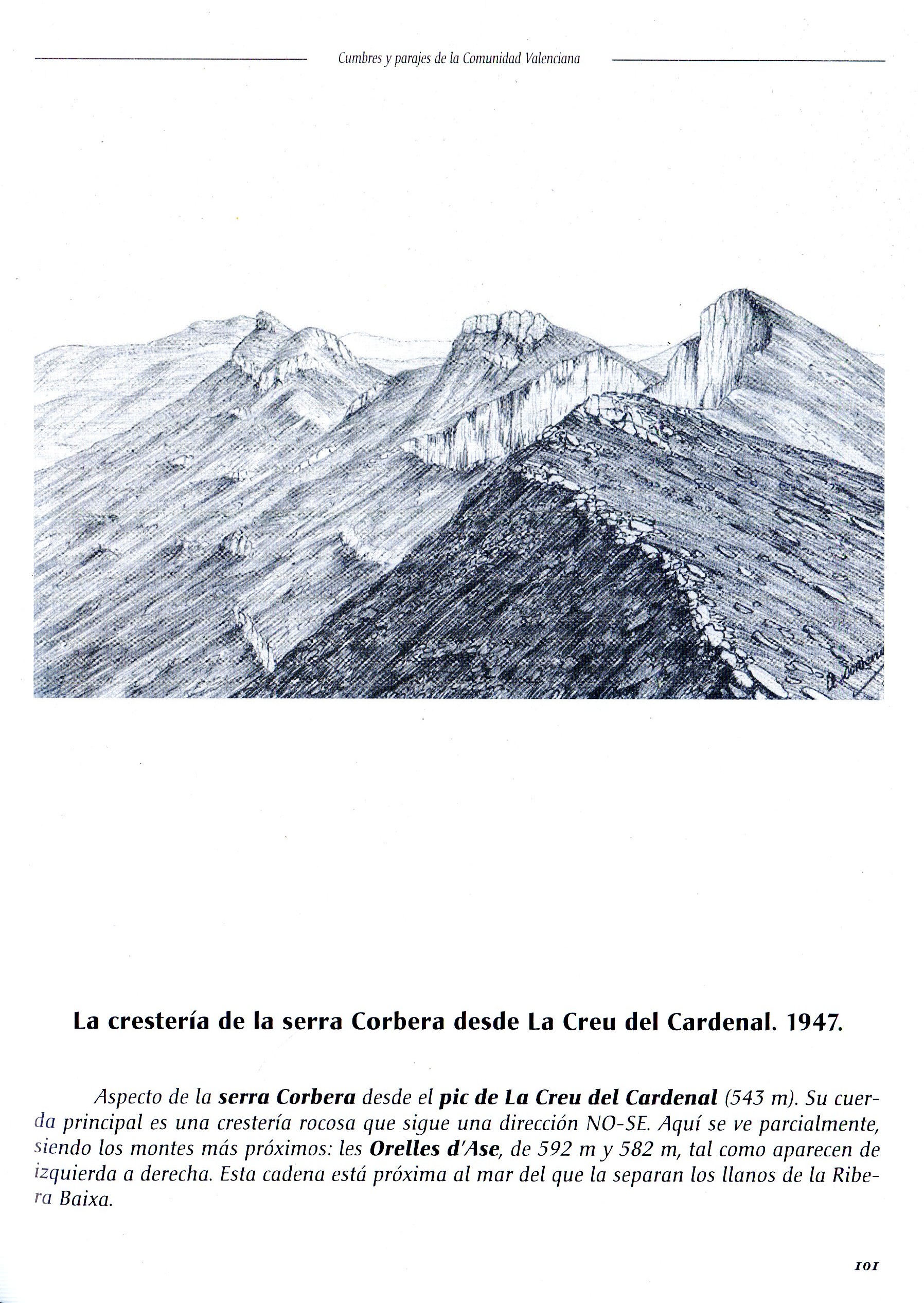 Cumbres y parajes de la Comunidad Valenciana : Dibujos comentados - Miniatura 3